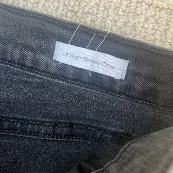 FRAME Le High Skinny Crop in Zepplin (Smokey gray color) - Picture 4 of 11
